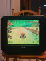 RCA Truflat CRT TV 14F512T 14" Gaming Monitor - WORKS + REMOTE