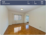 Bright, Beautiful 605 sq ft 1 bed, 1 bath in Washington now showing!