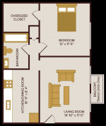 2bd 1ba, Close to Schools, Furnished Kitchens