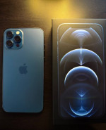 Factory Unlocked iPhone 12 Pro Max 128GB Pacific Blue