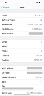 iPhone 12 Pro Max 256GB UNLOCKED