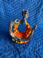 Vintage Chinese Dragon Candle Holder