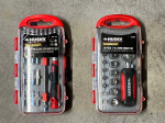 Husky 19 piece 1/4" Mini Socket Set and 23-piece Precision Screwdriver Set