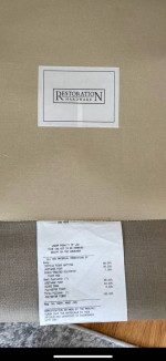 GREAT QUALITY Restoration Hardware Beige Armchair/Sofa