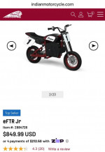 Indian Electric Motor Bike