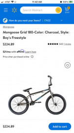 Mongoose mode 180 BMX freestyle bike $250 new I’m asking