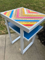 Decorative End Table - with shelf