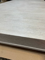 Modern 84” pedestal dining table with 22” leaf. Brand new. Hooker Furniture