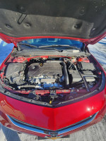 2018 Chevrolet Malibu LT engine bay showing 1.5L turbocharged motor with low mileage in pristine condition.