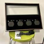 Watch Winder Storage Case Wood - Quad 4 Watches
