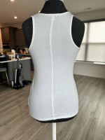 White Express Sparkly Tank Top - Size Small