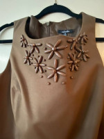 Rafaella -Brown Summer Dinner Dress