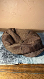 Brown Newsboy Cap