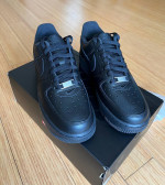 Size 6.5 - Nike Air Force 1 Low x Supreme Box Logo - Black
