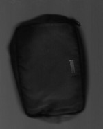 Genuine COACH  5x8"  Black Twill Fabric Clutch