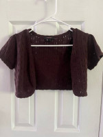 My Michelle brown sweater and dress