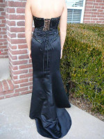 Joli 2 Piece Black Prom, LPA, Homecoming Dress Gown with Long Skirt