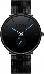 Mens Watch Waterproof Quartz Minimalist Wrist Watches Fashion Luxury