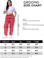 NEW Womens Plus Size XXL Sweatpants Loose Jogger Pants High Waste Pink
