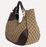 Gucci•●•CHARLOTTE -GG Canvas HoBo Bag (Pre-Owned)