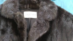 Black Mink Jacket and storage / travel bag