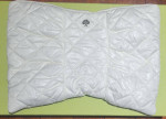 New KATE SPADE New York White Quilted Puffer Pouch 16” x11.5”