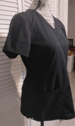 BLACK SCRUB BY HEALING HANDS AND SCRUBS STARS