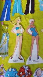 Sun Valley Barbie and Ken Paper Dolls Toy Vintage 1974 Whitman
