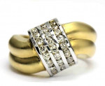 1 Carat Diamond Ring in 9 Grams of 14K Yellow Gold - Size 6