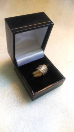 1 Carat Diamond Ring in 9 Grams of 14K Yellow Gold - Size 6