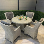 Pebble St James 4 Chair Dining table