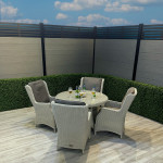 Pebble St James 4 Chair Dining table