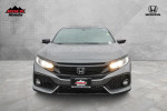 Front view of a 2018 Honda Civic EX hatchback in Polished Metal Metallic with 197,483 miles for sale.
