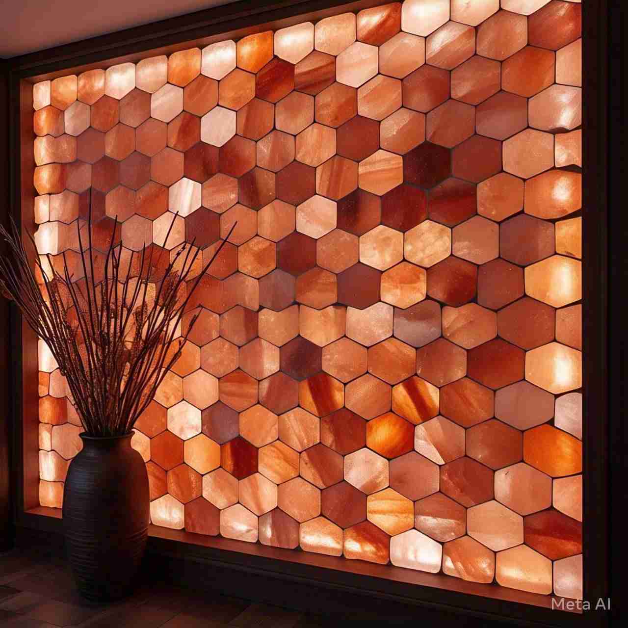 Hexagonal Himalayan Salt Tile - "Now only $24.00 — originally $40.00! Take advantage of this limited-time deal today!"