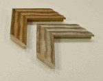 Wooden frame Three waves, width 1.9 inches.