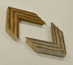Wooden frame Three waves, width 1.9 inches.