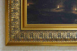Frame Oil painting. Art gallery style frame. Polystyrene frame.