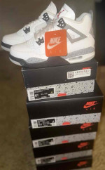 Nike Air Jordan 4 Retro Og White Cement 2025 Size 6.5Y