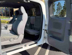 Interior view of a 2020 Toyota Tacoma SR showing spacious seating and versatility.