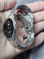 Armitron Diamond Steel  AL21E WATCH works new battery