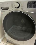 Electric washer and dryer set