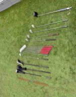 Full Titleist golf set with stand bag