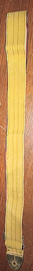 Vintage ACE Guitar or Bass Strap 1960s 1970s red white black