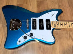 SX Liquid MN Lake Placid Blue Electric Guitar with Tremolo - 3 P90's