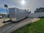 2024 24 ft. enclosed box trailer for sale, double axle, designed for SUVs, located in Mooresville, asking 14k OBO.