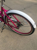 Literally brand new metallic hot pink