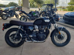 Used 2022 Triumph Bonneville T100 Jet Black