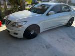 2009 Genesis 4.6 V-8 sedan, excellent condition, low mileage, white exterior and leather interior.