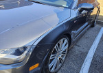 2013 Audi A7 Premium Plus quattro in Quartz Gray Metallic with stylish wheels and sleek design