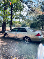 2007 Honda Accord SE silver sedan parked in nature with visible damage, for sale at $975.
